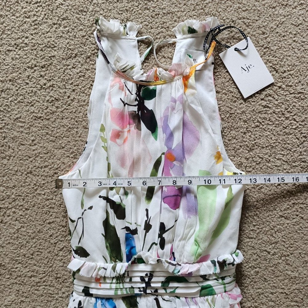 BNWT Aje Introspect High Neck Midi Dress - Size AU 4 / US 0 - Picture 11 of 14